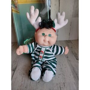 Vintage cabbage patch kid holiday baby reindeer doll collectible Xmas